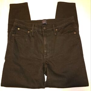 JCrew 9" Mid Rise Black Jeans
